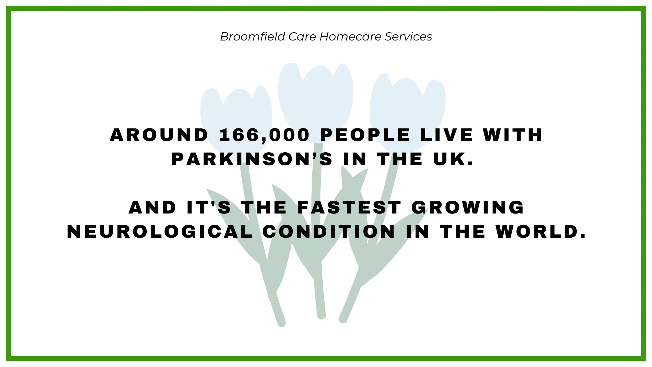 around 166,000 people in the UK are living with Parkinson's