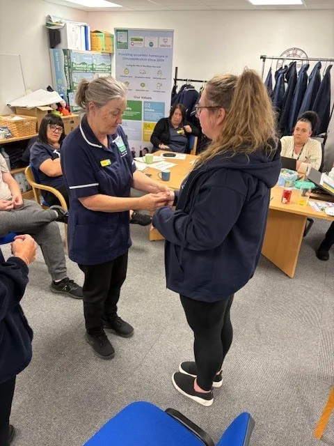 charlotte and teresa from broomfield care
