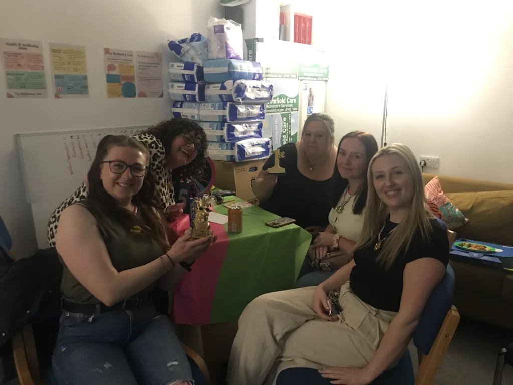 Becky, AJ, Beckie, Rosie and Belle 