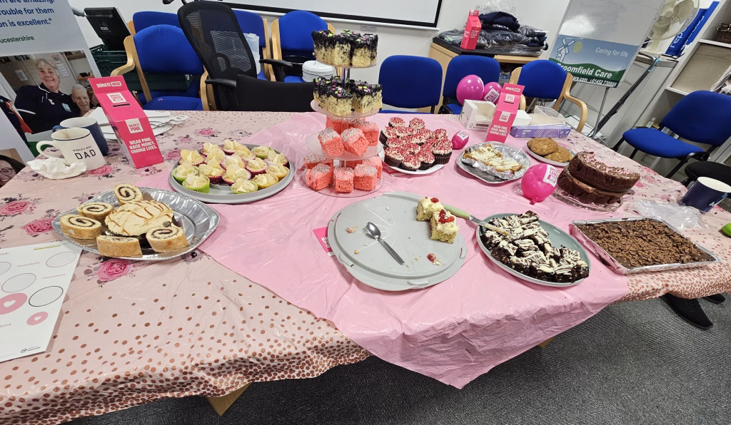 table of cake
